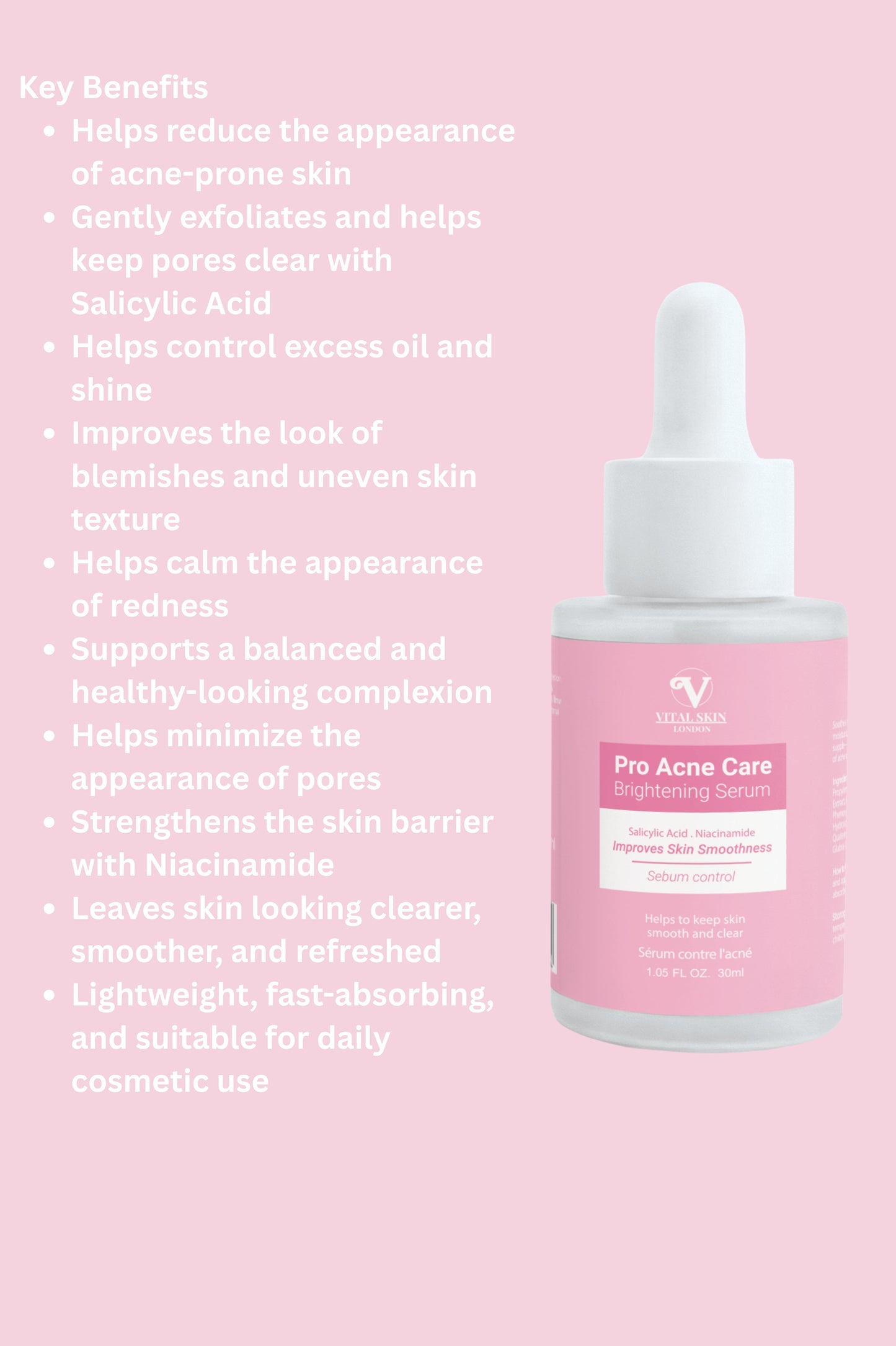 Pro Acne Care Brightening Serum with Salicylic acid & Niacinamide-3