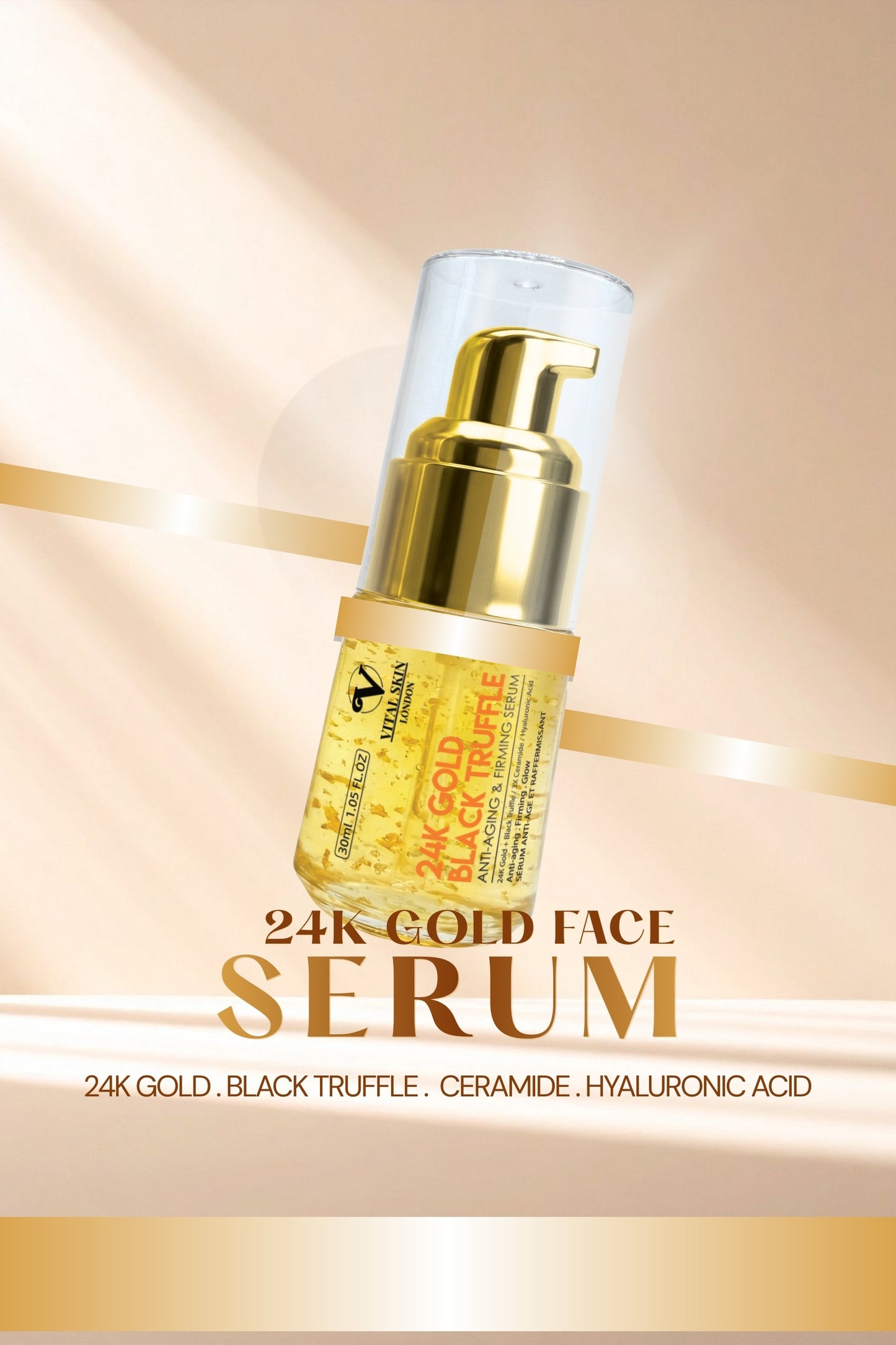 24K Gold Black Truffle Anti-Aging & Firming Oil Serum-2