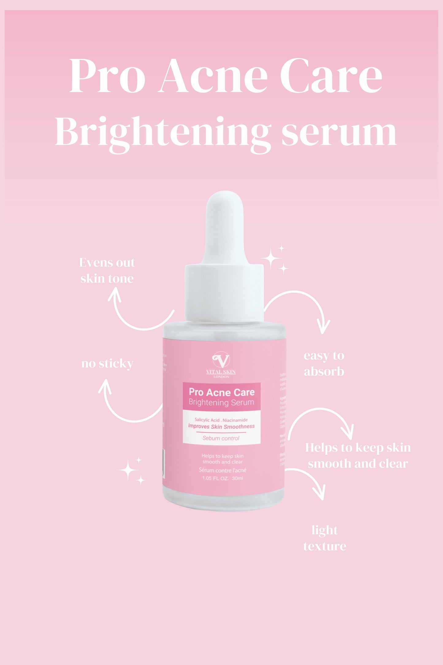 Pro Acne Care Brightening Serum with Salicylic acid & Niacinamide-2
