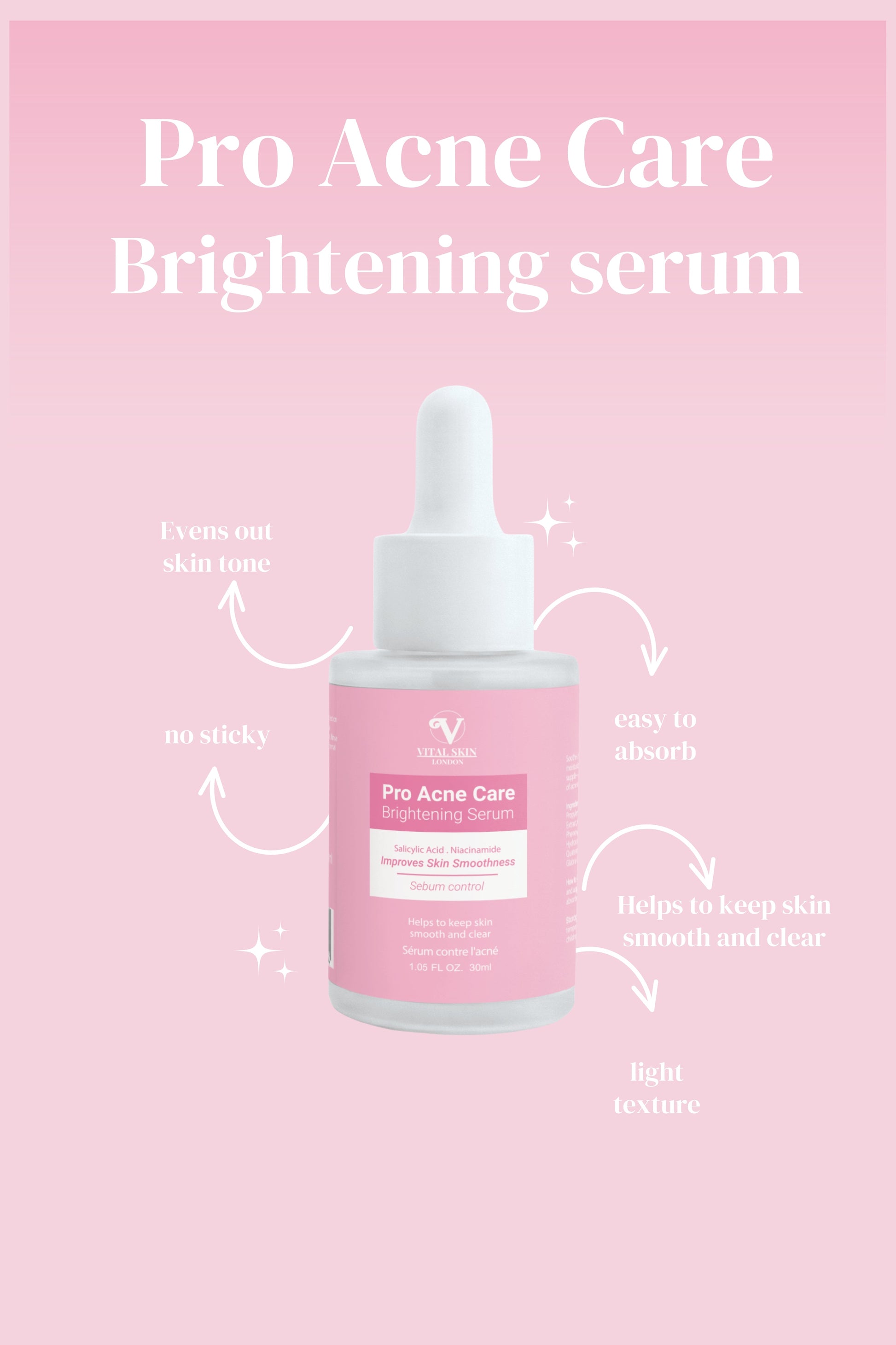 Pro Acne Care Brightening Serum with Salicylic acid & Niacinamide-2