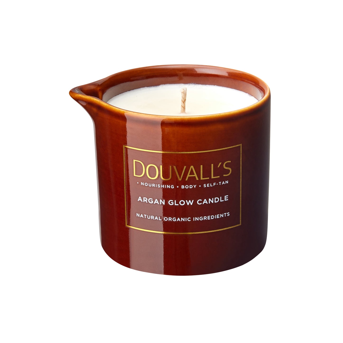 Argan Glow Candle | Hydrating Self Tanning Body Treatment 180g-2