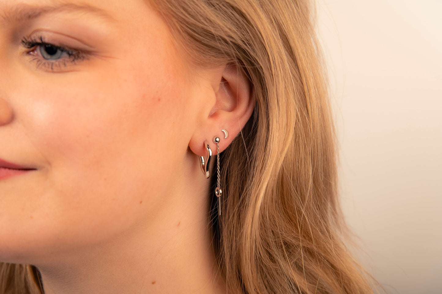 Jwls4u Oorringen Twist Zilver JE045S-2