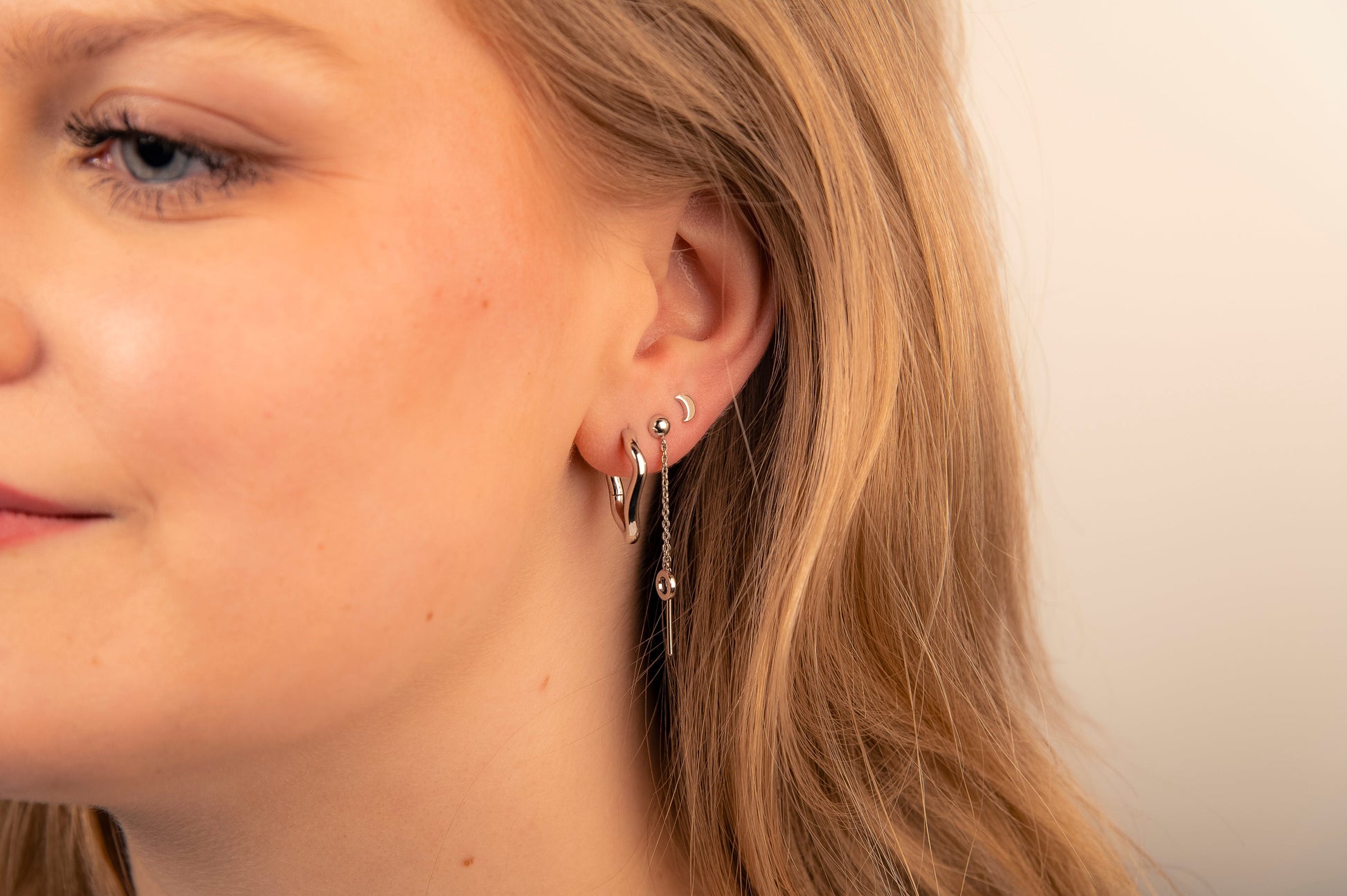 Jwls4u Oorringen Twist Zilver JE045S-2