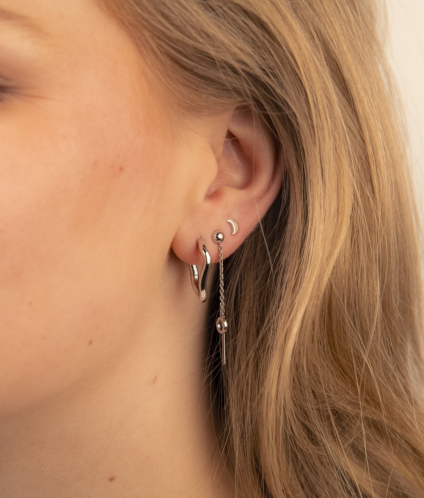 Jwls4u Oorringen Twist Zilver JE045S-1