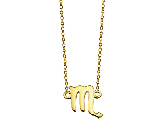 Schorpioen Ketting Goldplated Zodiac ZN011G Jwls4u-0