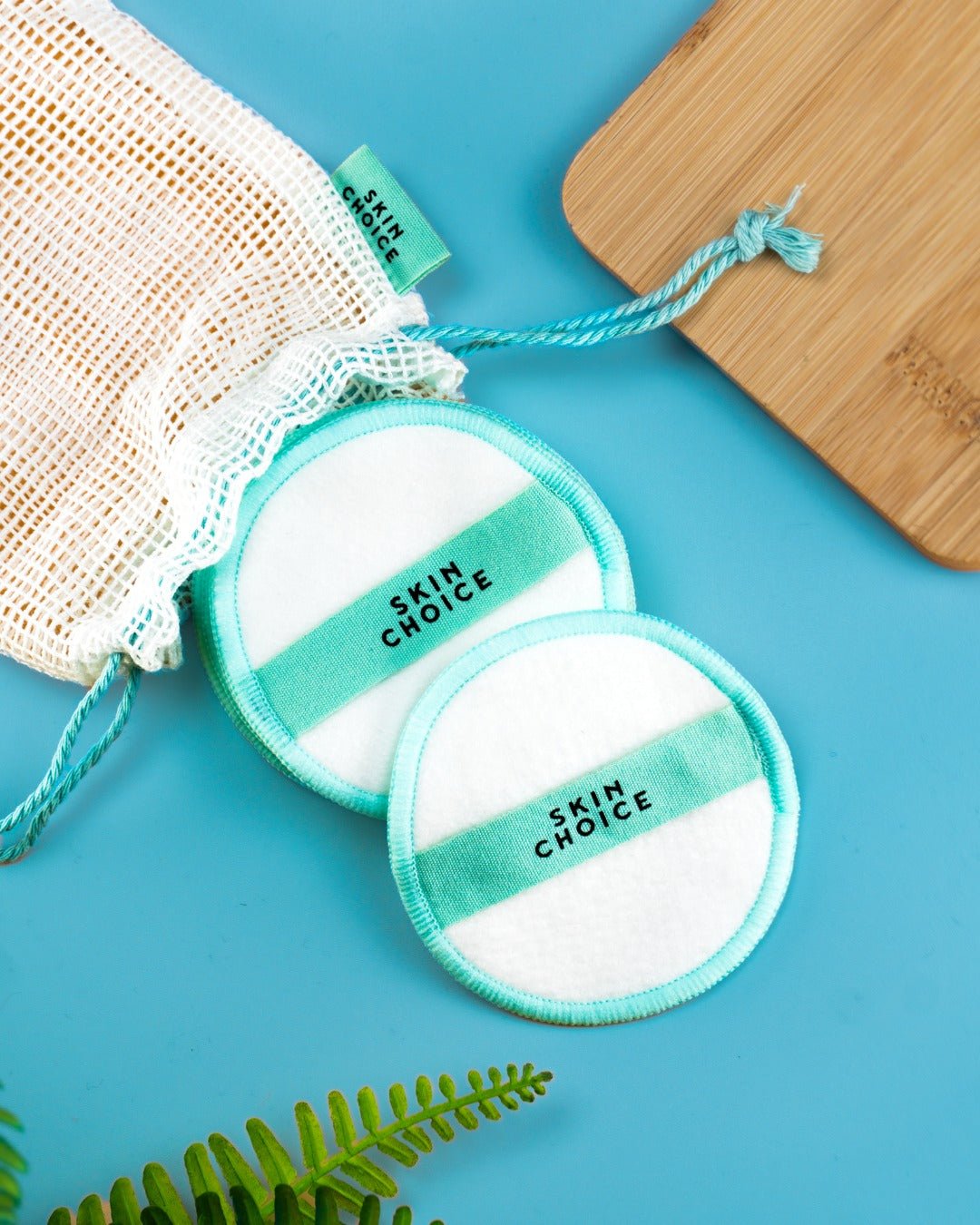 Reusable Cotton Rounds with Mesh Pouch-2